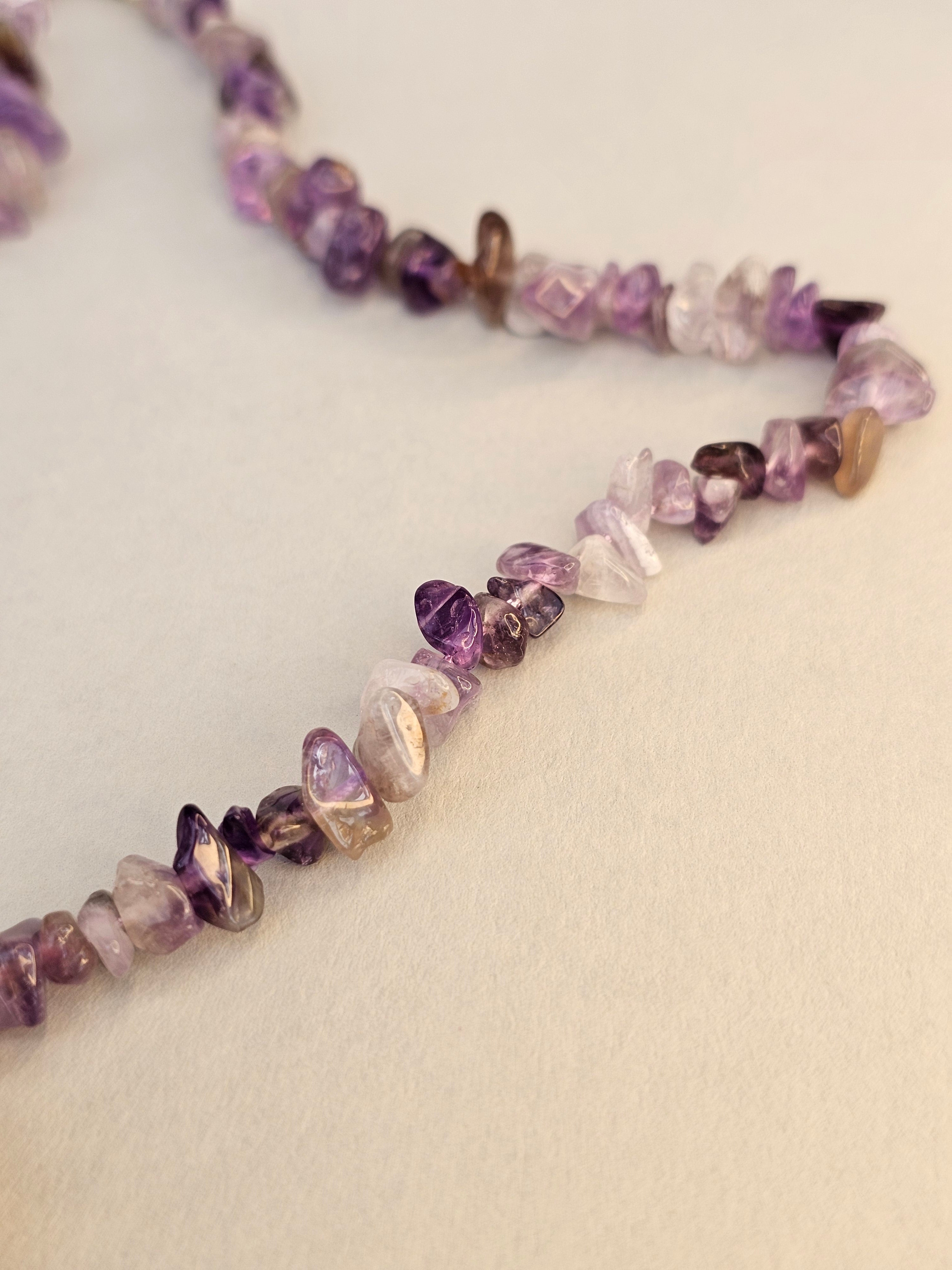 The Ascension Necklace – Amethyst and Clear Quartz