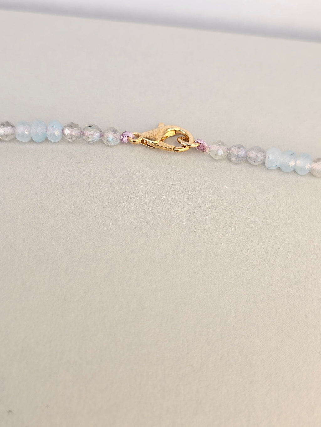 Moonlight Whisper Necklace - Labradorite, Blue Calcite and Blue Agate